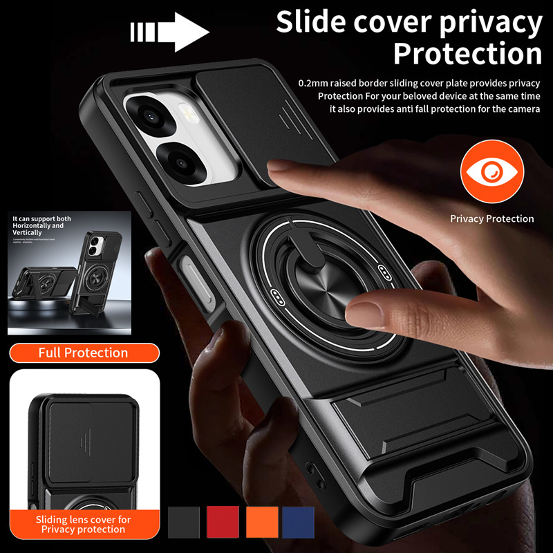 Phone Accessories Ring - Custodia Protettiva Armor per Oppo A6x