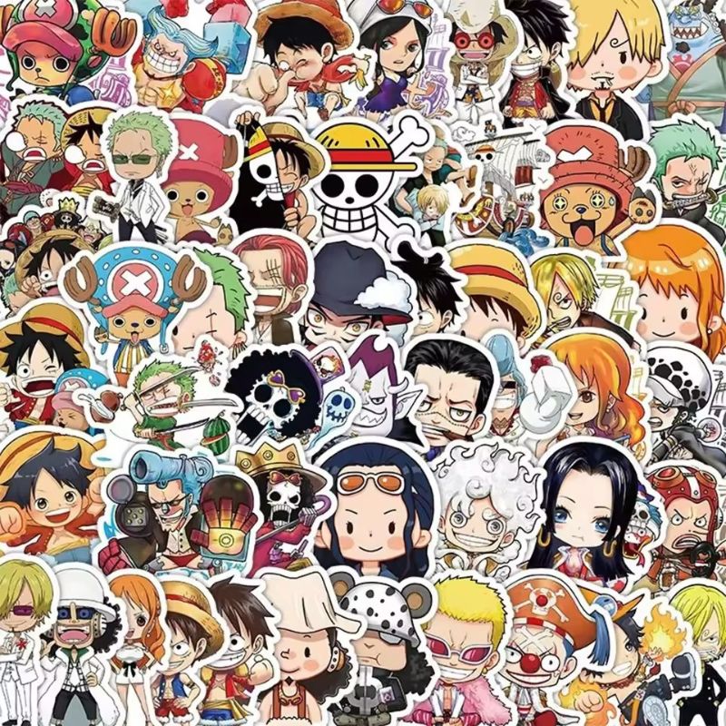 Qq Phone Accessories - Adesivi carini di One Piece, adesivi