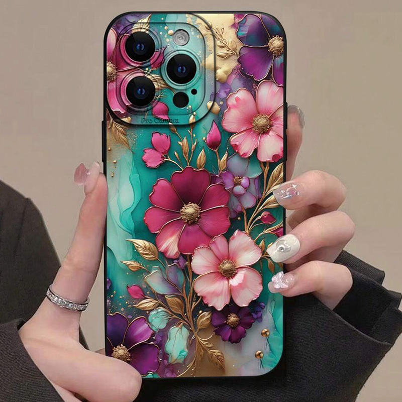 Xo Phone Accessories - Custodia per telefono con motivo floreale