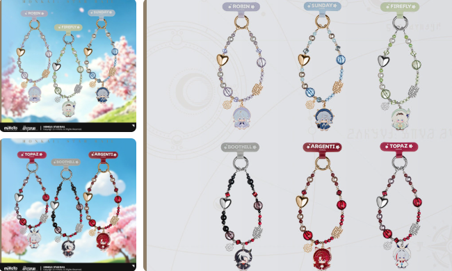 Phone Accessories Blind Box - Ciondoli a sorpresa per telefono Honkai: