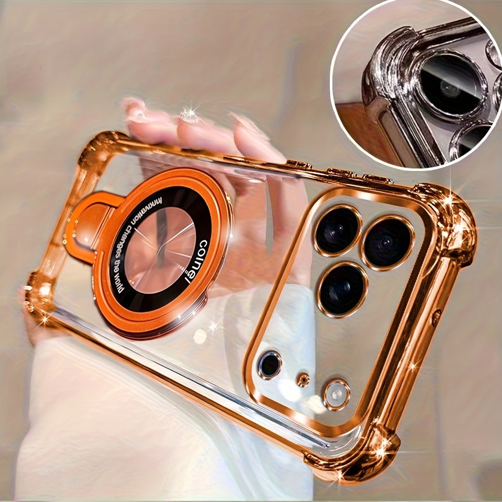 Custodia di Lusso Placcata per - Phone Accessories Ring recensione e prezzo